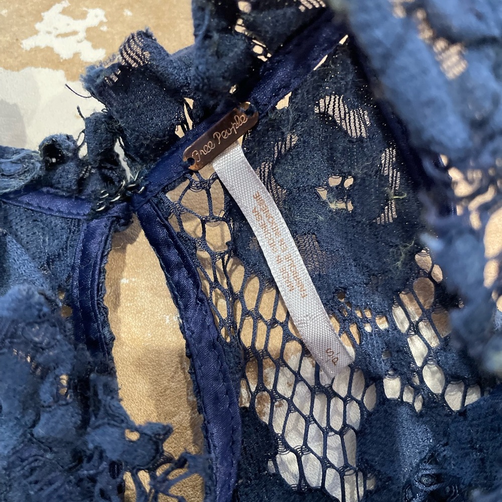 Free People Sweet Meadow Dreams Lace Top - Picture 7 of 8